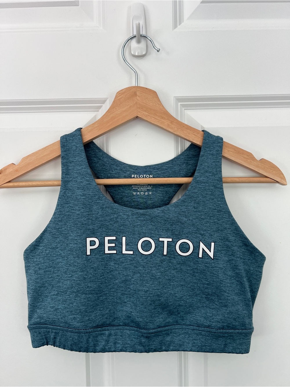 Peloton Women's Teal Sports Bra Crop Top